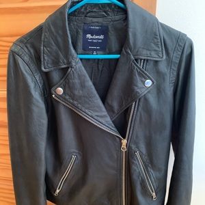 Madewell washed leather jacket